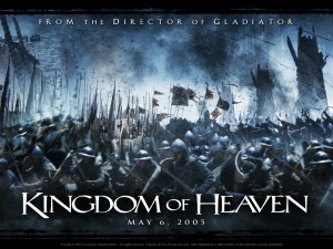 Kingdom of Heaven. As glorious as an epic should be. Written by William Monahan. Directed by Ridley Scott.