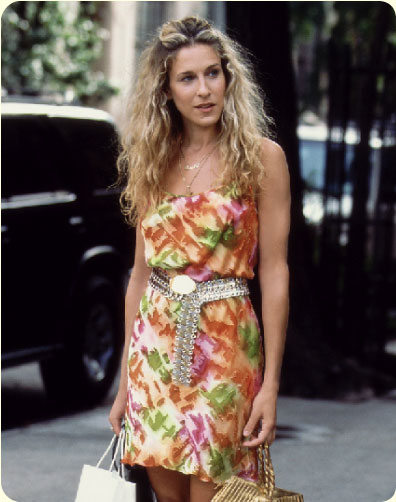 Sarah Jessica Parker as Carrie Bradshaw in Sex and The City