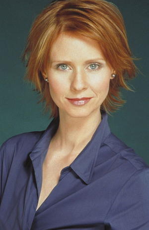 Cynthia Nixon as Miranda Hobbes in Sex and The City