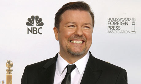 Ricky Gervais at 2011's Golden Globes