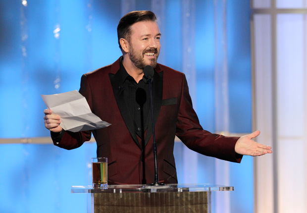 Ricky Gervais 2012 Golden Globes