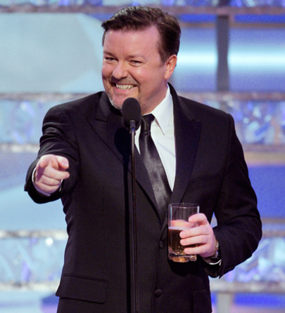 Golden Globes 2010 Host Ricky Gervais