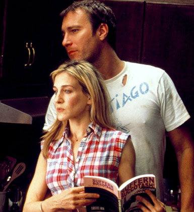 Sarah Jessica Parker and John Corbett in Sex and The City