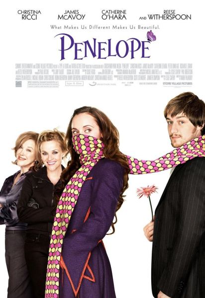 Penelope starring Christina Ricci, James McAvoy, Reese Witherspoon and Catherine O'Hara
