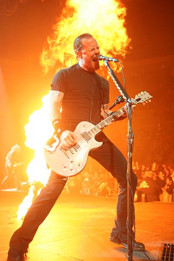 James Hetfield, Metallica concert image