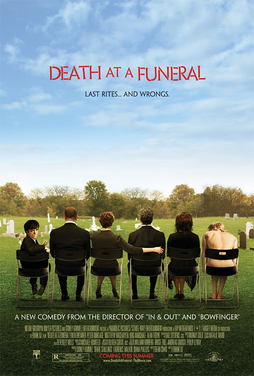 Death at a Funeral starring Matthew Macfadyen and Keeley Hawes