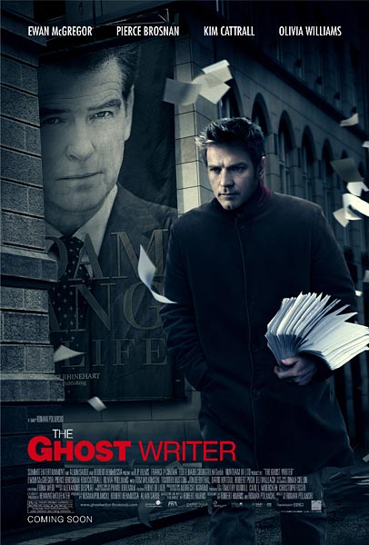 The Ghost Writer starring Ewan McGregor, Pierce Brosnan, Kim Catrall and Olivia Williams
