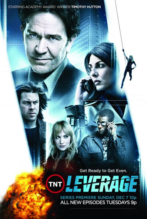 Leverage starring Timothy Hutton, Gina Bellman, Christian Kane, Beth Riesgraf and Aldis Hodge