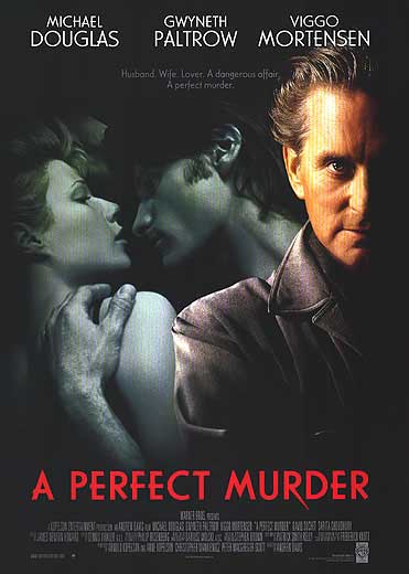 A Perfect Murder starring Michael Douglas, Gwyneth Paltrow and Viggo Mortensen. image via sinepil.org