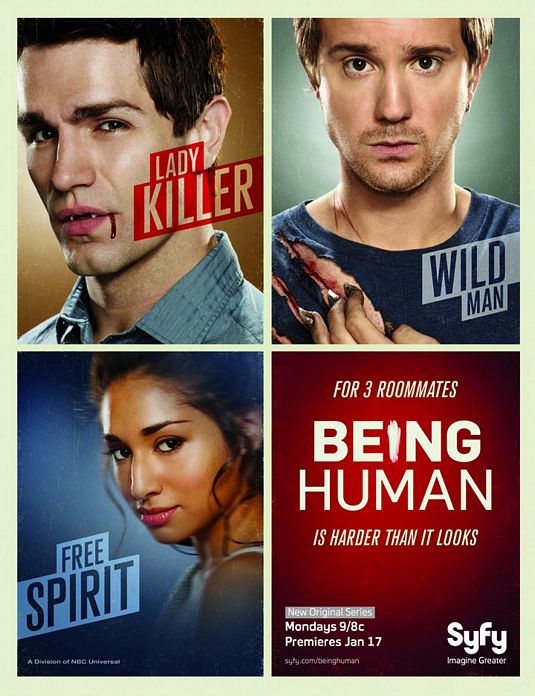 Being Human starring Sam Witwer, Sam Huntington and Meaghan Rath