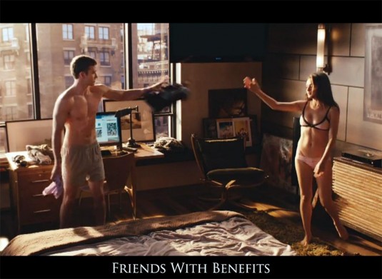 Friends with Benefits scene- Mila Kunis with Justin Timberlake