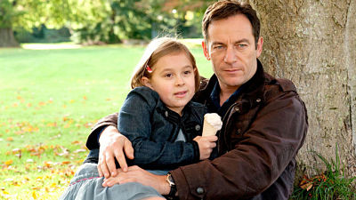 Jason Isaacs with his on-screen daughter, Case Histories