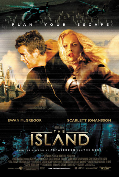 The Island starring Ewan McGregor, Scarlett Johansson, Sean Bean & Djimon Hounsou