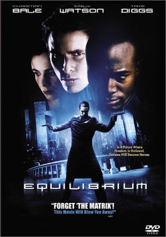 Equilibrium (2002) starring Christian Bale, Emily Watson, Taye Diggs, Angus Macfadyen & Sean Bean