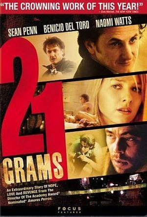 21 Grams starring Naomi Watts, Sean Penn & Benicio Del Toro