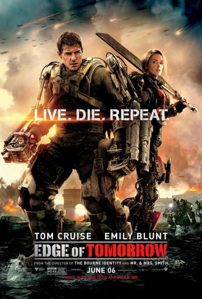 Edge of Tomorrow starring Tom Cruise and Emily Blunt