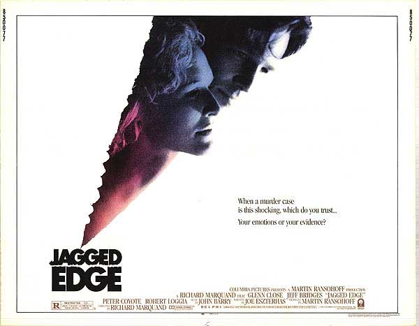 Jeff Bridges and Glenn Close in Jagged Edge